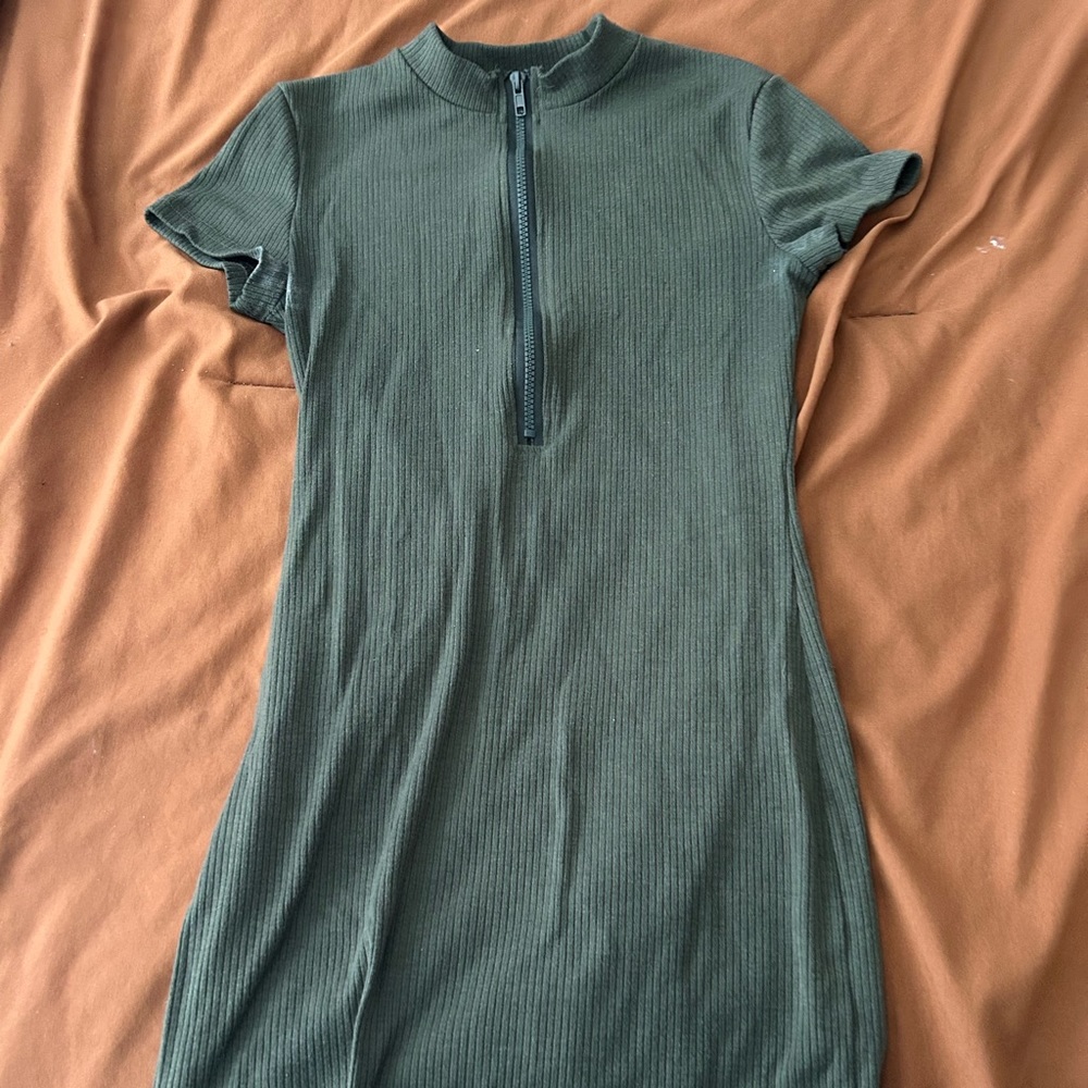 navy green mini dress